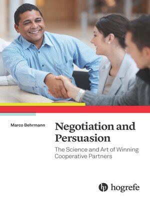 cover image of Negotiation and Persuasion